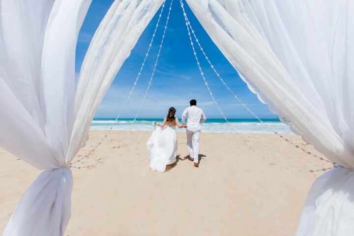 mariage à la plage